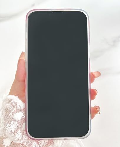 Case 6.1",Cute Clear Floral Case for Girls Women Shell for iPhone 14 Pro Pink - Picture 5 of 7