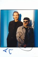 Mike & The Mechanics Mike Rutherford & Paul Carrack autograph signed 5
