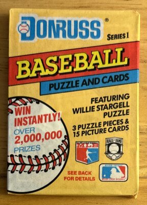 1991 Donruss Series 1 Pack Bob Welch Athletics Diamond Kings Showing On Top