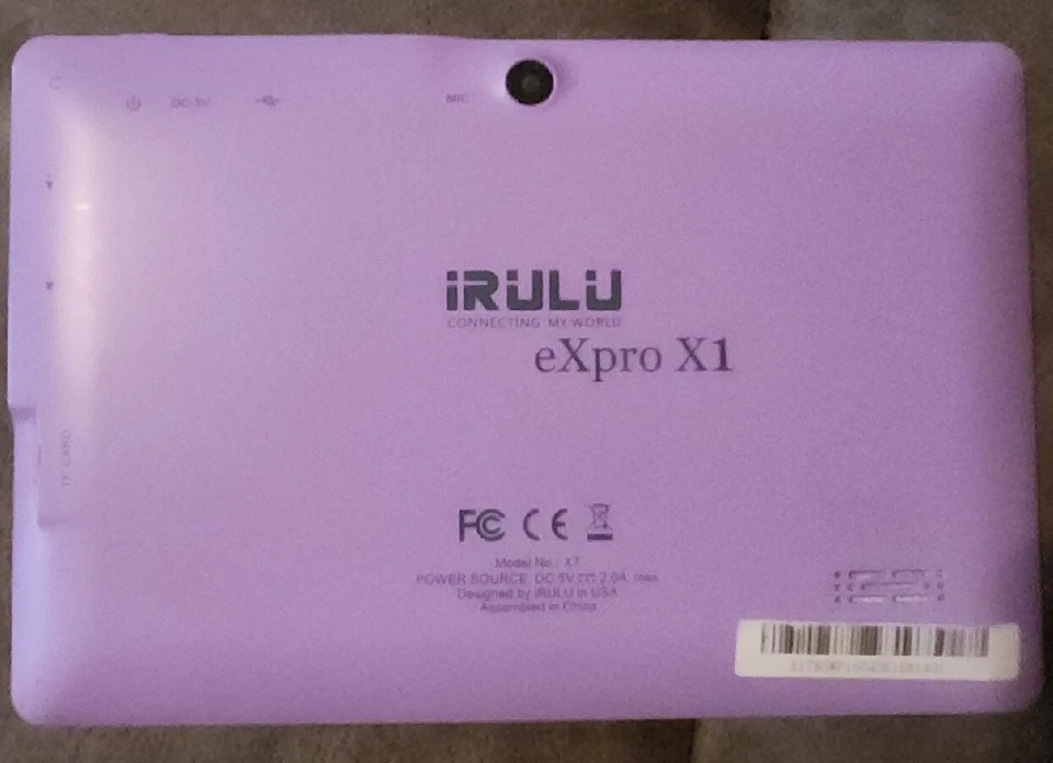 iRulu eXpro X1 8 GB, 16 GB Wi-Fi, 7 pulgadas - púrpura Foto 2 de 4