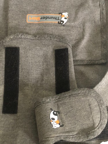 ThunderShirt Classic Dog Anxiety Jacket Heather Grey Medium - Picture 4 of 9