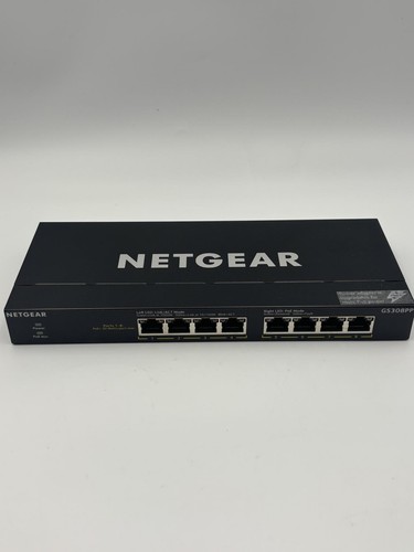 NETGEAR 8-Port PoE+ Gigabit Ethernet Unmanaged Essentials Switch (GS308PP) - - Photo 2/5