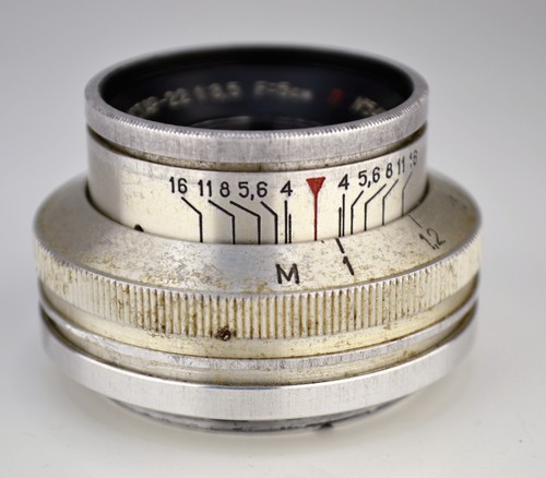 SERVICED 1954 USSR INDUSTAR-22 RIGID SLR LENS f3.5/50 M39 FROM ZENIT-1 CAMERA - Picture 3 of 8