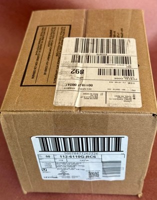 Leviton 6110G-RC6 Extreme Cat 6A Quickport Jacks Crimson ( NEW Box of  50 )