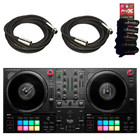 Hercules DJ Control Inpulse T7 w/ 7" spinning platters + 2 XLRs