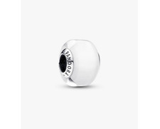 Pandora 793118c00 Charm Mini Vetro di Murano Bianco