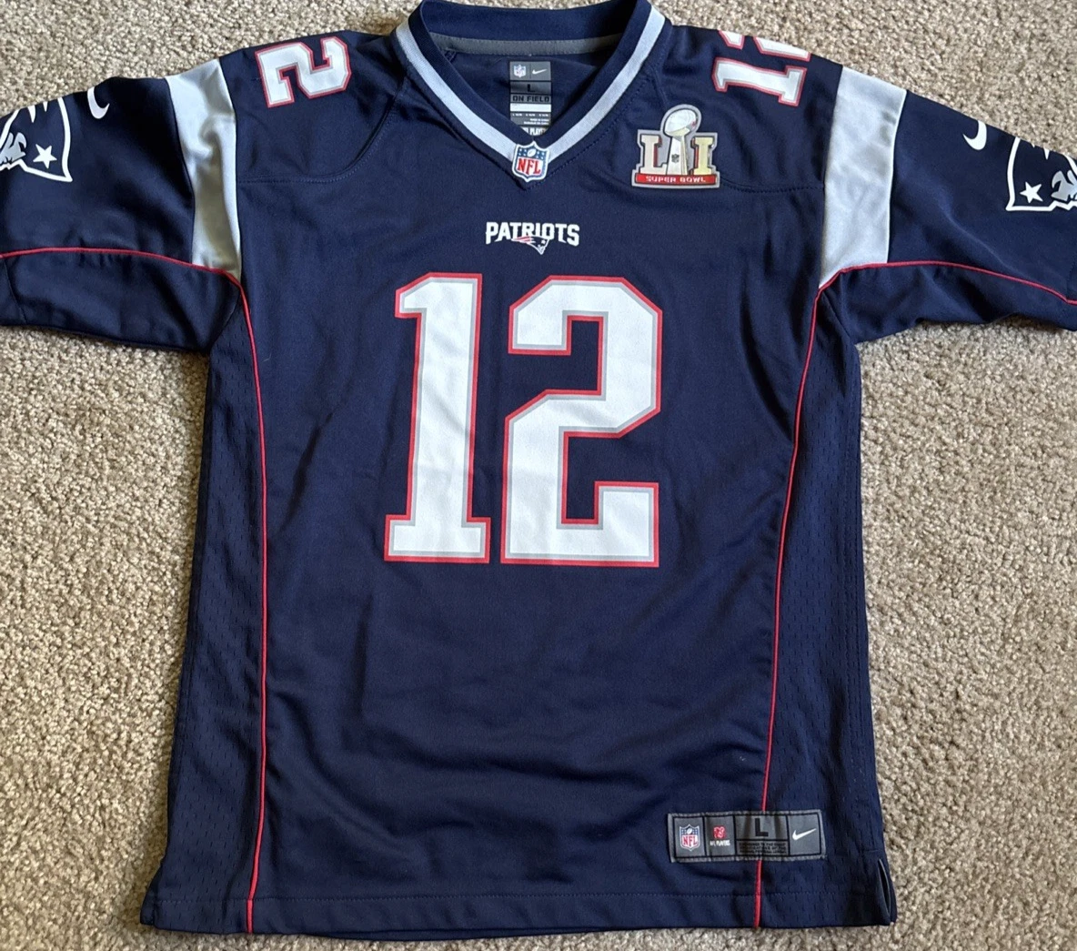 Nike Tom Brady Super Bowl NFL Jerseys for sale | eBay