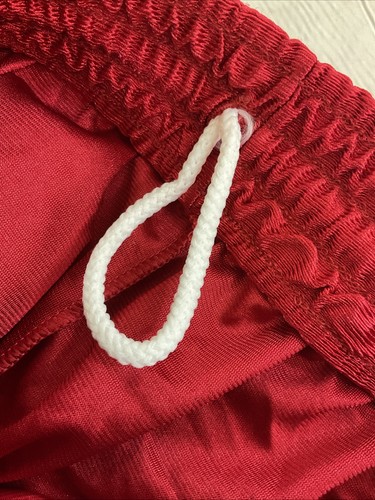 Alleson Athletics 80185 Adults 100% Nylon Athletic Shorts Red US Small - Picture 6 of 8