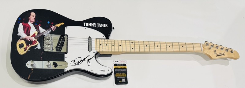 TOMMY JAMES SIGNED CUSTOM ELECTRIC GUITAR AUTOGRAPHED THE SHONDELLS JSA COA
