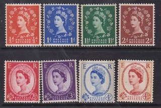 SG599 609 1959 Phosphor graphite Set UNMOUNTED MINT