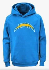 Outerstuff Youth Los Angeles Chargers NFL Primary Logo Long Sleeve Fleece Hoodie