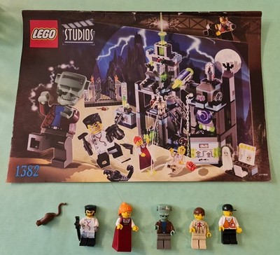 Lego 1382 Studios Scary Laboratory mit sämtlichen Figuren und Anleitung