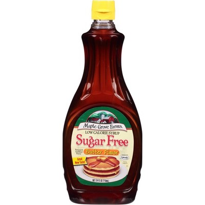 , Syrup, Sugar Free, Butter Flavor, 24 Ounce (Pack of 12)