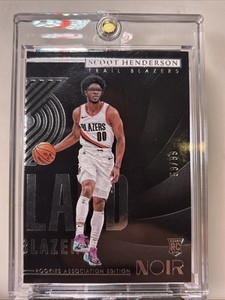 Scoot Henderson 2023-24 Panini Noir RC Rookies Association Edition /99 #147 -GK