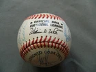 Signed baseball Florida Marlins 1996 ? Autograph Auto No COA