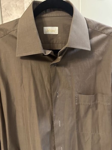 Men Brioni Shirt Cotton M