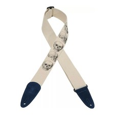 Levys Prints 2 Inch Cotton Guitar Strap With Suede Ends, Lucid Dream (NEW)
