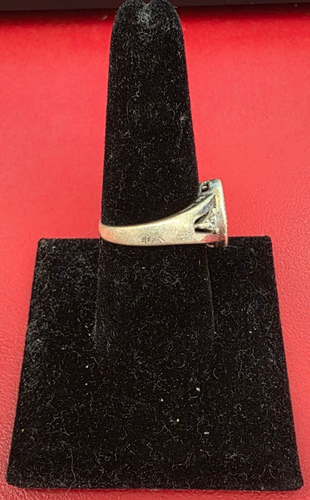 Women's Size 8 Silver 925 Mother Mary Ring ~ 4.3g - Picture 4 of 8
