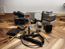 Hasselblad 500cm Black, W/80 Lens, 3 Film Backs PLUS