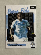 2025-26 Topps Manchester City Team Set Bona Fide Ballers Emmanuel Adebayor #24