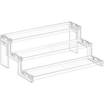 Lifewit 12 Inch Perfume Stand Organizer, 3 Tier Plastic 12 Inch,1 pcs, Clear 