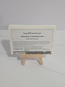 Official Fishing Rod Controller ASCII Sega Dreamcast HKT-8700 w Box Instructions