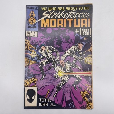 Strikeforce Morituri First Issue Marvel Comics 1986
