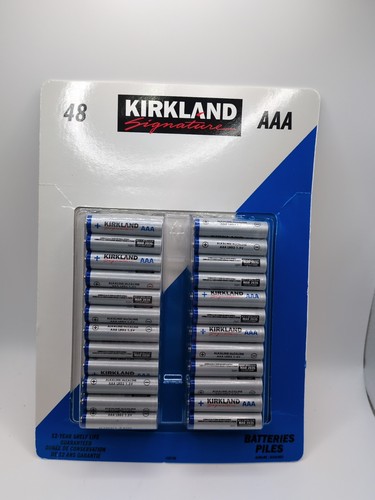 Kirkland Signature 2322011 Long-Lasting Triple A Alkaline Batteries - 48 Pack - Picture 1 of 2