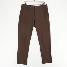 Rhone Commuter Pants Mens 31x27  Brown Slim Fit Stretch Performance Chino