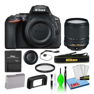 Nikon D5600 Digital Camera with 18-140mm Lens (1577) + 67mm UV Filter (Intl)