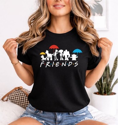 Disney Mickey and Friends Balloon TripShirt,Disney Disn Friends with umbrella