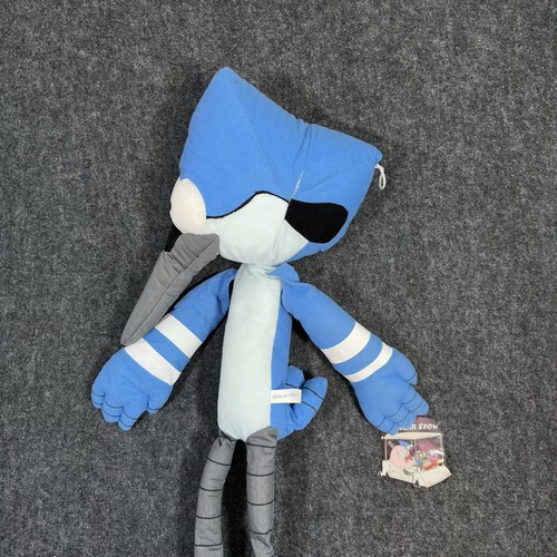 Regular Show Mordecai Plüschtier Fabrik 2014 28 Zoll Cartoon Network mit Etikett - Bild 2 von 20