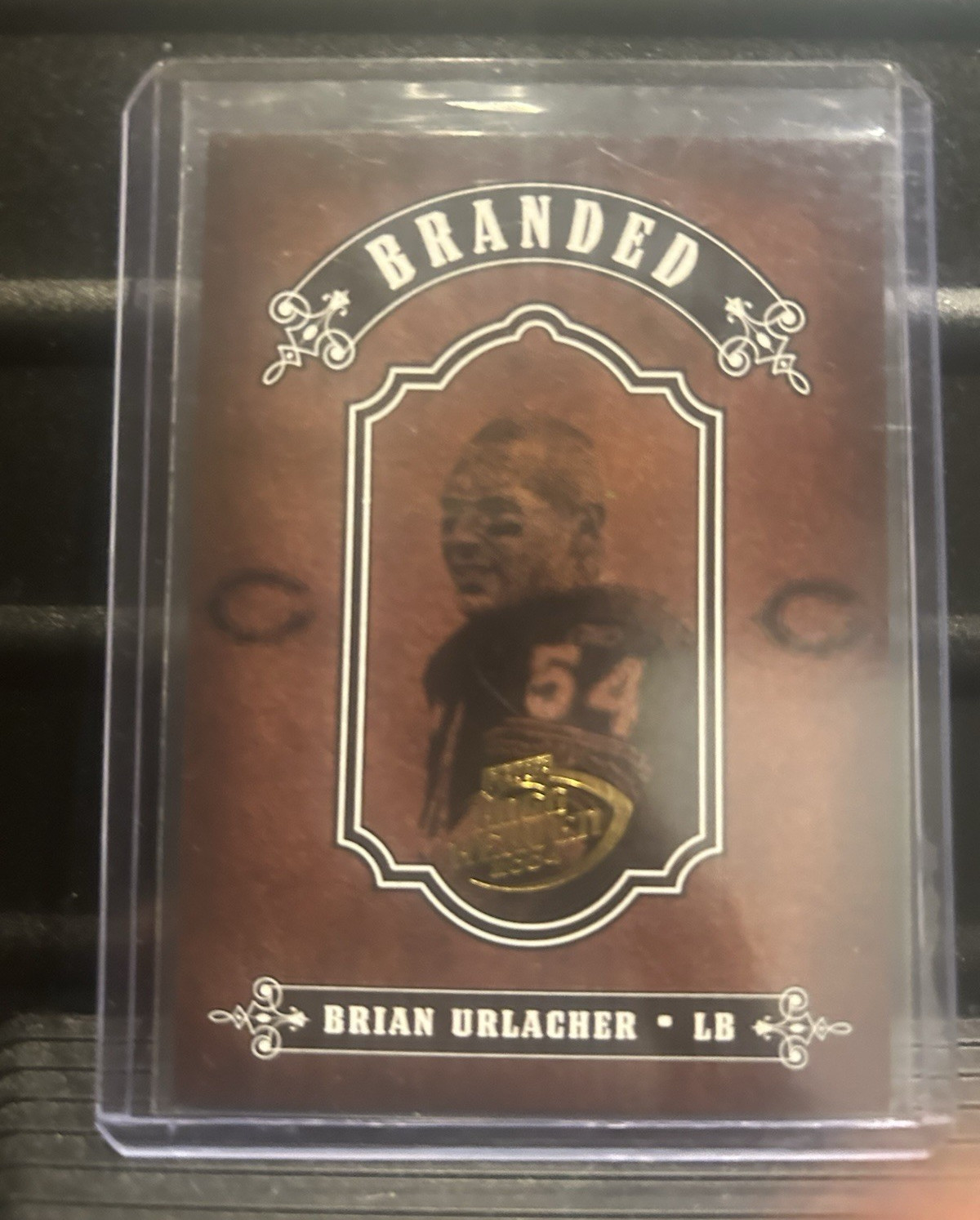2004 Playoff Hogg Heaven Branded Insert Brian Urlacher #B-4 Bears /1250