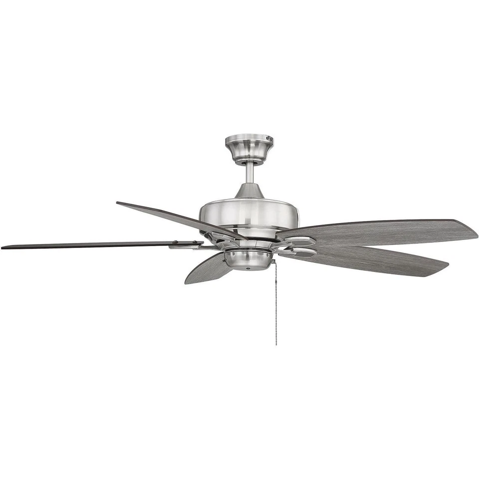 Ventilador de techo interior Savoy House Lighting 52-830-5RV-187 Wind Star peltre cepillado Foto 2 de 4