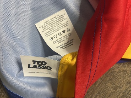 NIKE AFC Richmond Ted Lasso Soccer Jersey Mens Size LARGE Red Blue Yellow - Picture 6 of 7