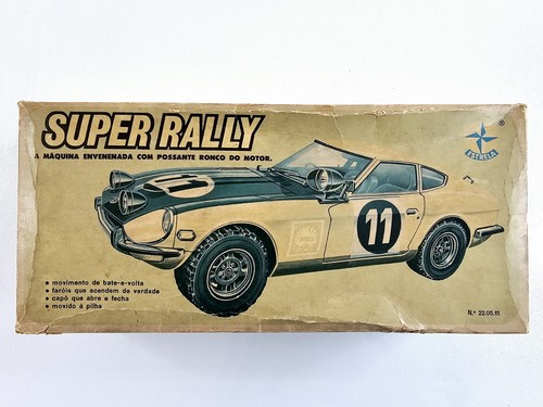 Estrela Datsun Nissan Fairlady Z 240Z Super Rally Car Battery Powered Vtg READ - Picture 18 of 22