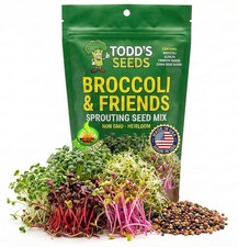 Broccoli Sprouting Seeds Mix 1/2 lb - Sprout Microgreen Seed Blend Organic