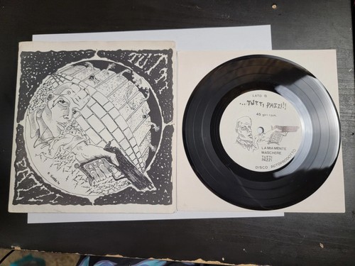 Negazione Tutti Pazzi 1st Press Declino Wretched Indigesti Hardcore Punk KBD - Picture 3 of 3