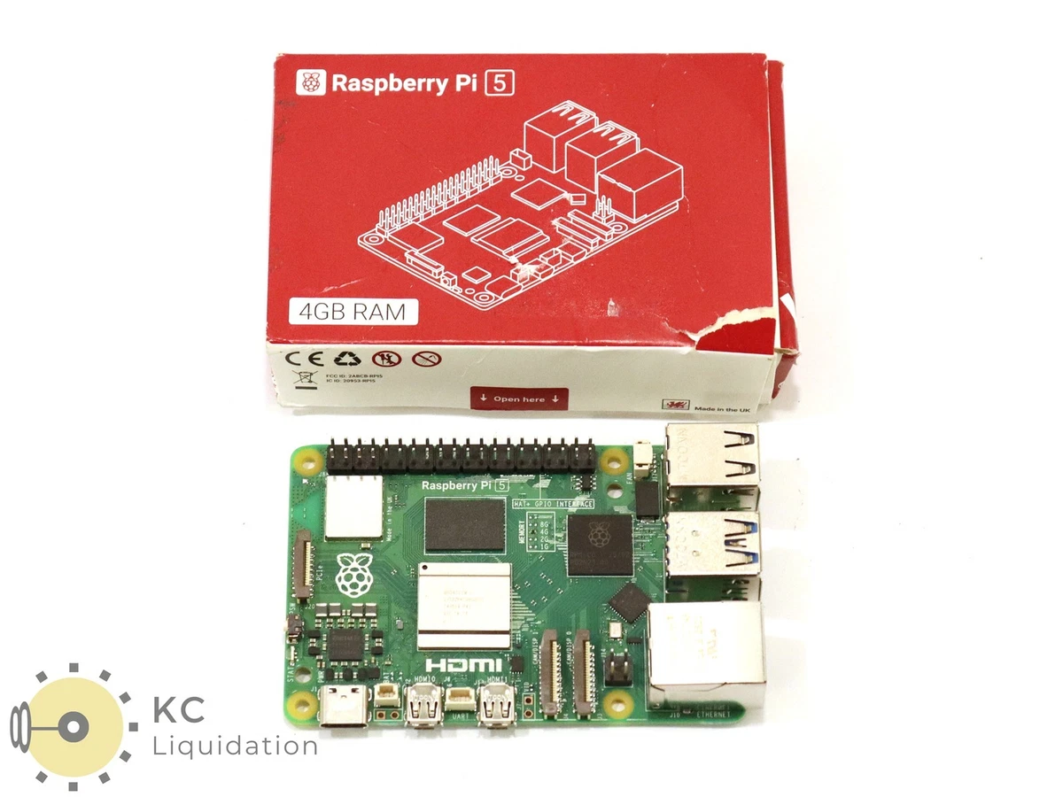 【新品】Raspberry Pi5 RAM 4GB ＋microSD 64GB Raspberry Pi 5 4GB RAM 64-bit ARM Quad-Core Cortex-A76 Dual