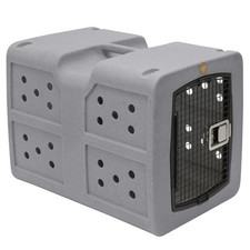 Dakota283 D2-G3LRG-FRM-DAR Polyethylene Framed Door Kennel, Large, Dark Granite