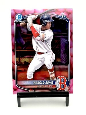 20205 Bowman Chrome Harold Rivas Gumball Refractor RC Red Sox BCP-216