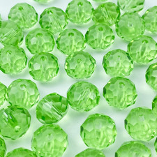 500pcs Crystal Glass Beads 3mm Faceted Rondelle Glass Spacer Beads with Hole for