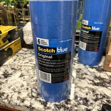 Six Rolls Scotch Blue Painters, Tape Multis Surface 3M 48 Mm Wide Rolls