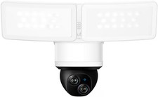 eufy - E340 Outdoor Wired 3K PTZ Security Camera with Floodlights and Dual Le...
