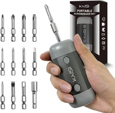 Screwdriver Set 12-In-1 Portable Multi Bit Screwdriver All in One Screw Driver w