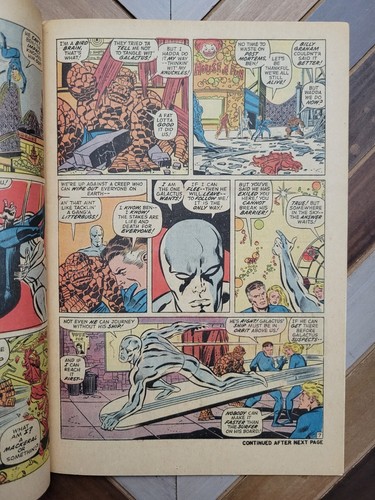 Fantastic Four #122 en muy buen estado/buen estado 5,0 (Marvel 1972) arte de Galactus & Surfer John Buscema - Imagen 5 de 8