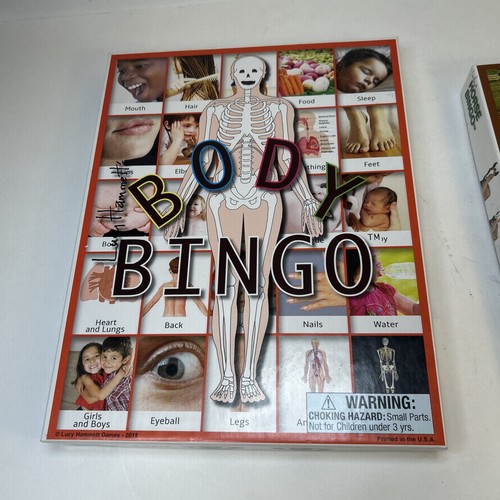 Lot Of 4 Lucy Hammett's Bingo Games: Cat, Dog, Horse, And Body Complete Preowned - Picture 7 of 10