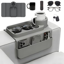 Sofatablett Armlehne mit Getränkehalter Anti...