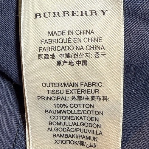 Burberry Brit Long Sleeve T-Shirt Size XL Mens 100% Cotton Embroidered Logo - Picture 8 of 9