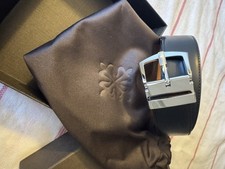 RARE Patek Philippe Men’s Leather Black Belt - One Size